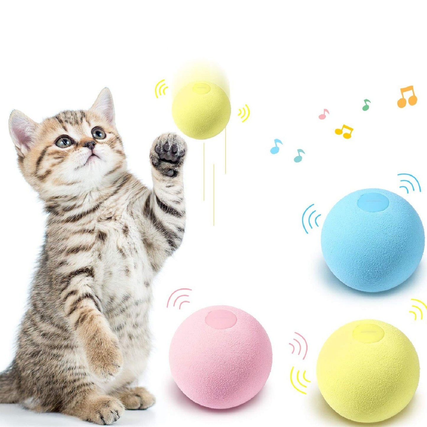 SmartBall™ - Balle intelligente d'apprentissage pour chat - GAMELLE AVEC DISTRIBUTEUR D'EAU